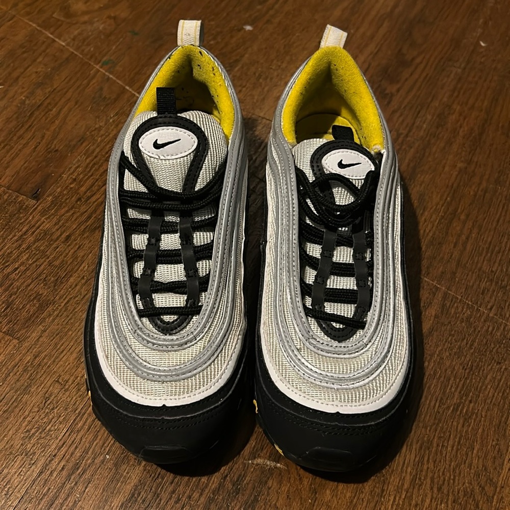 Black yellow & white reflective AirMax